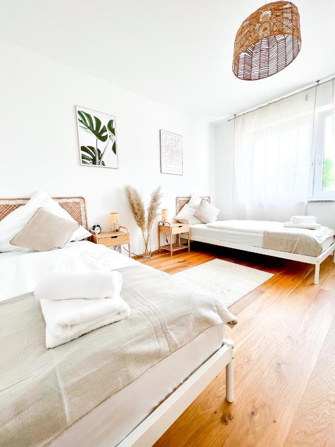 Sunset Club - Suite L Balkon - Kueche - Parkplatz Memmingen Dış mekan fotoğraf