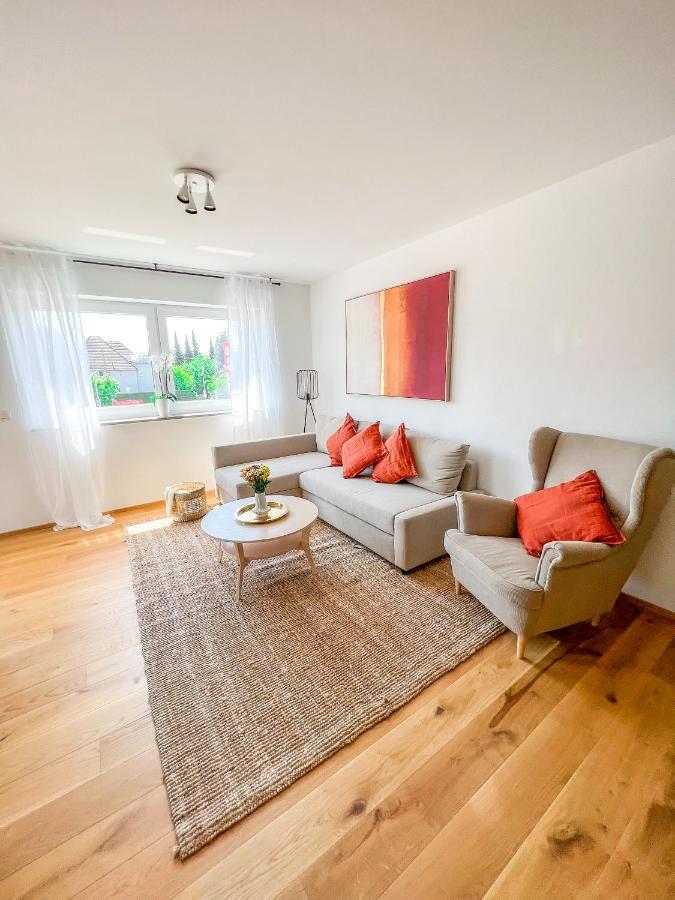Sunset Club - Suite L Balkon - Kueche - Parkplatz Memmingen Dış mekan fotoğraf